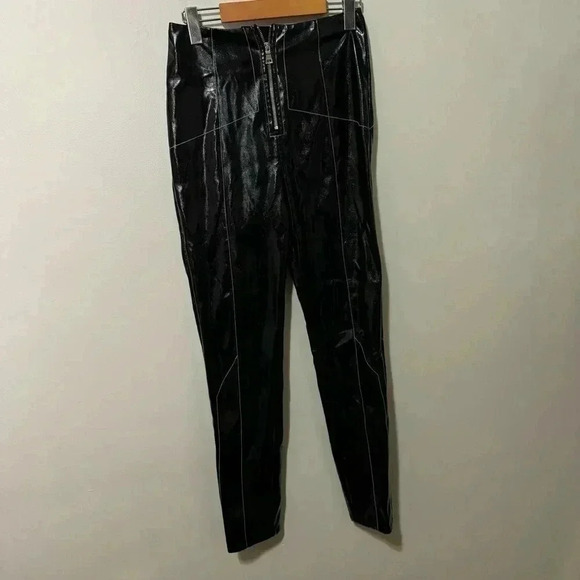 I.AM.GIA. Winona 2.0 Pants Jet Black Faux Leather Motocross Bikercore Size S - Picture 5 of 7